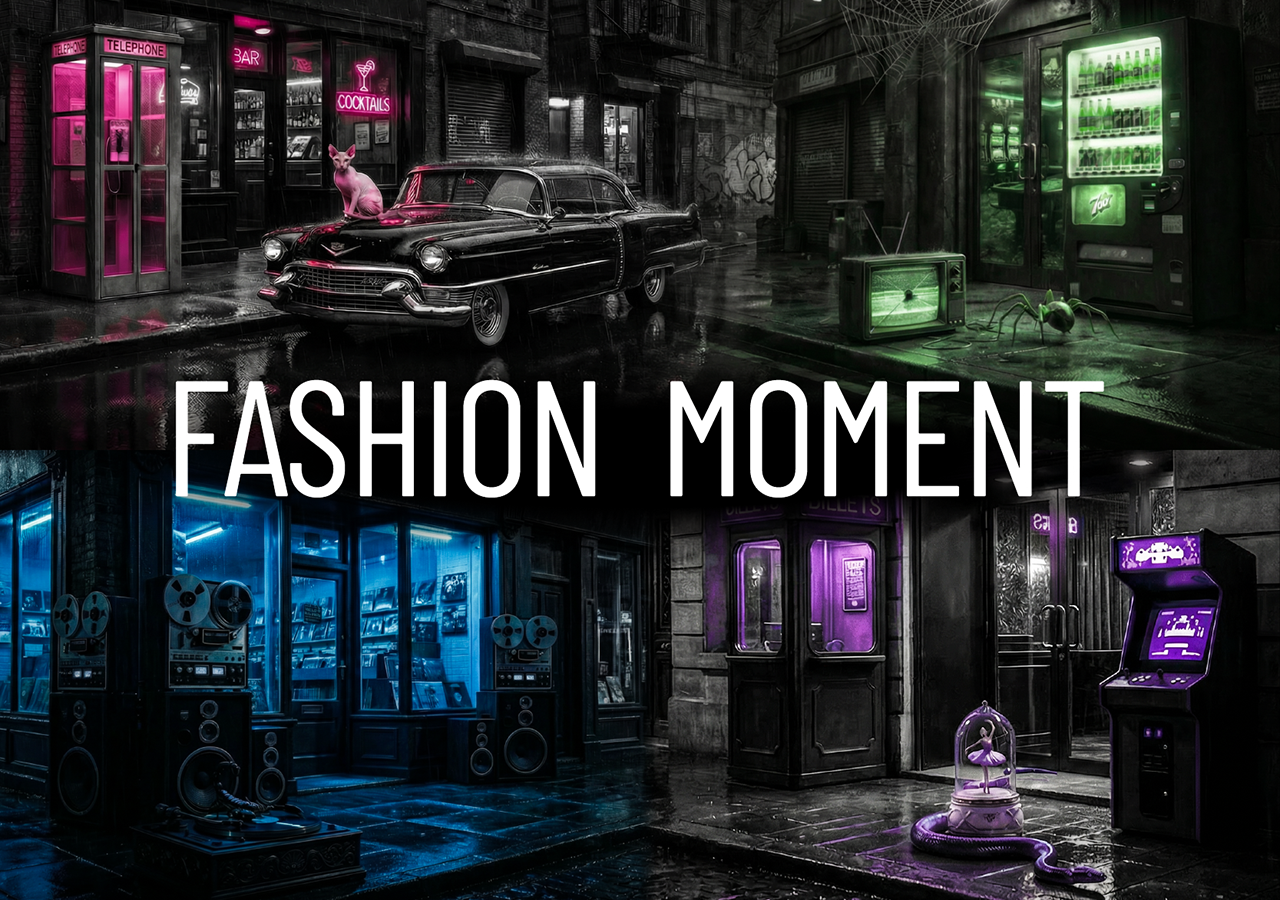 Fashion Accident introduction visual